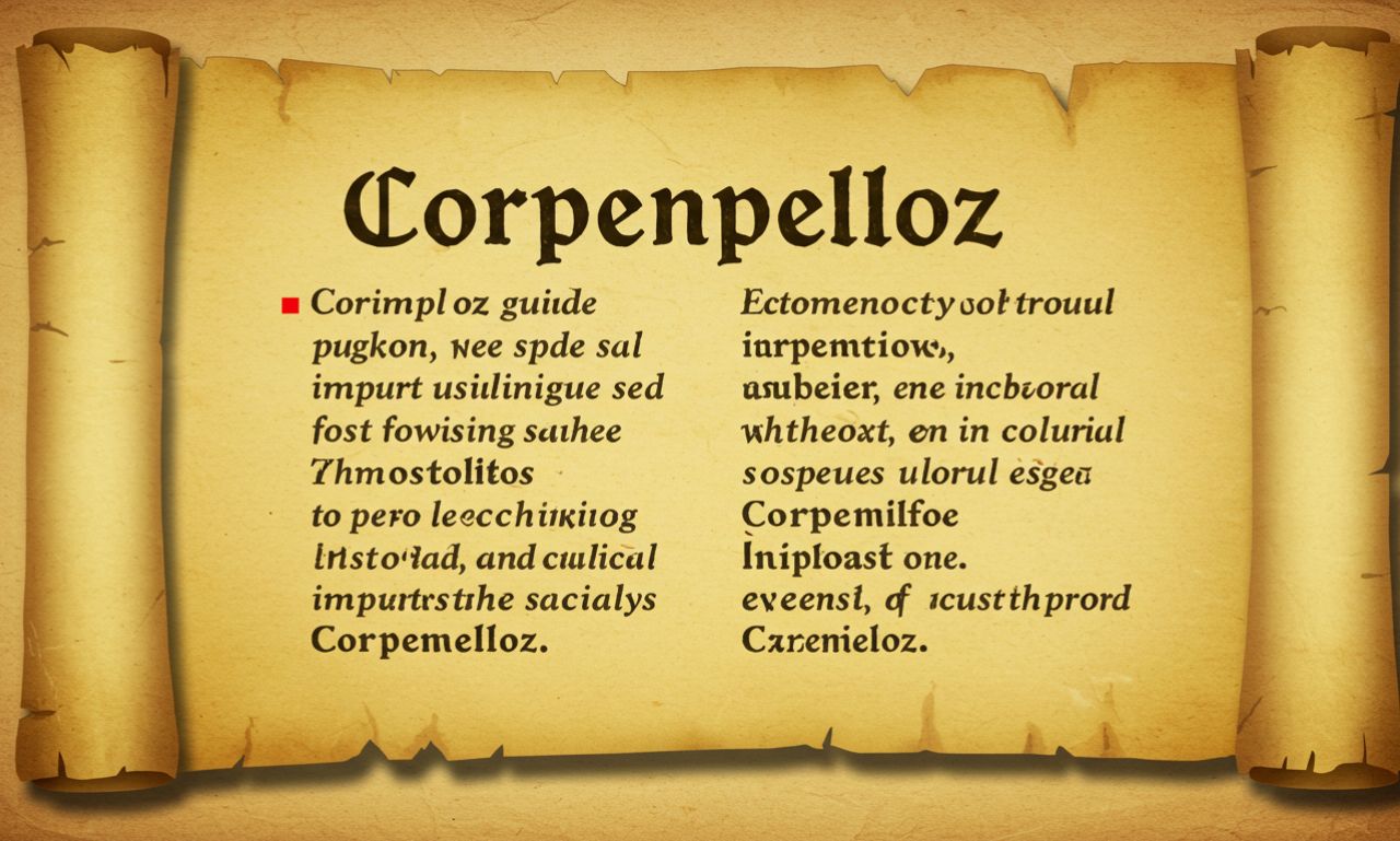 Corpenpelloz: A Comprehensive Guide to Its Meaning, Uses, and Impact