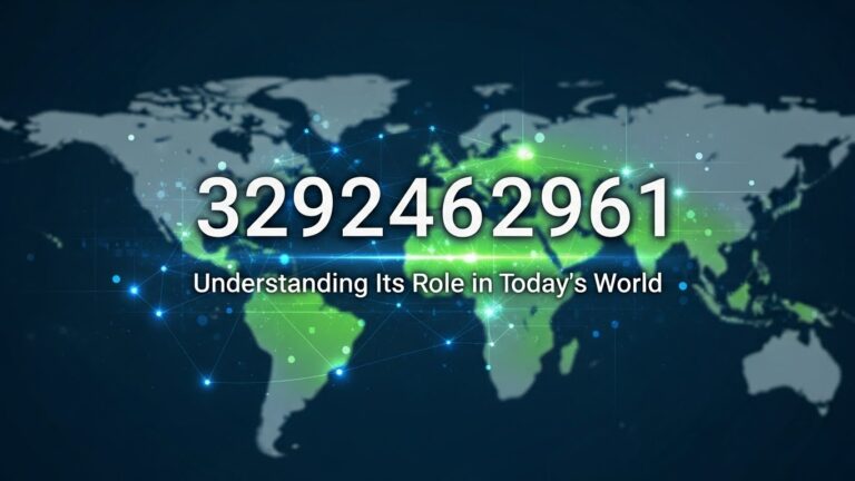 3292462961 : Understanding Its Role in Today’s World